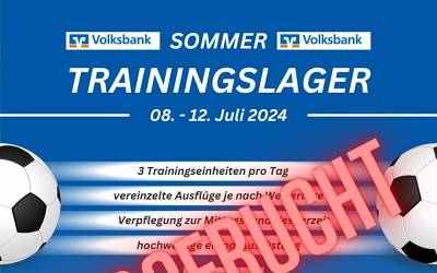 Volksbank-Sommer-Trainingslager ausgebucht